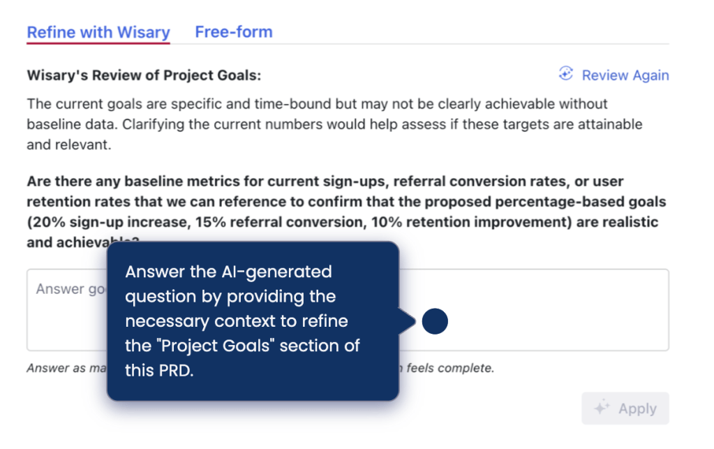 Refine the Document Section
